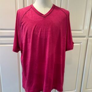 Tommy Bahama Pink Short Sleeve Tee V-Neck